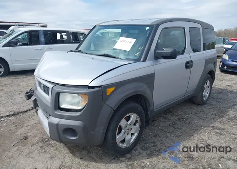 2004 Honda Element Ex из США, поврежденный, VIN 5J6YH17624L001225